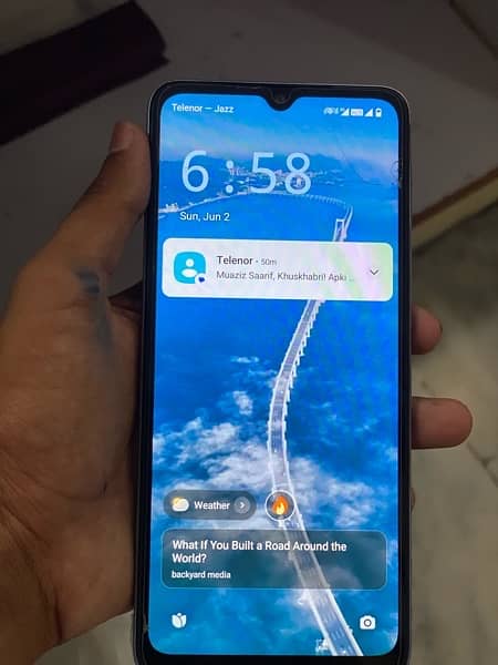 Redmi A3 (4+128) sky blue colour 10/10 condition 2