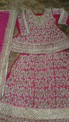 use only 1 time heavy pure bridal lehnga 10 by 10 condition