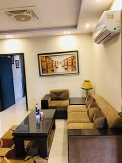 Two beds luxury apartment for rent on daily basis in bahria lahoe