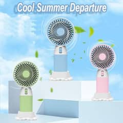 Mini Rechargeable Desk Fan (Free Delivery)