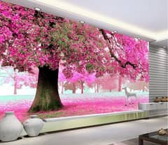 Decorate your house and office walls with beautiful 3D wallpapers