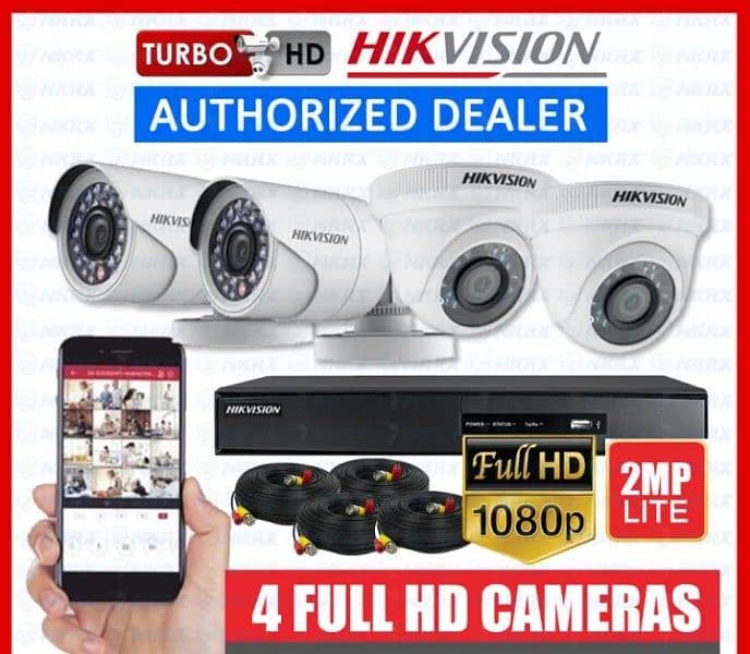 Hikvision cctv security Cameras installation 03316649539 0