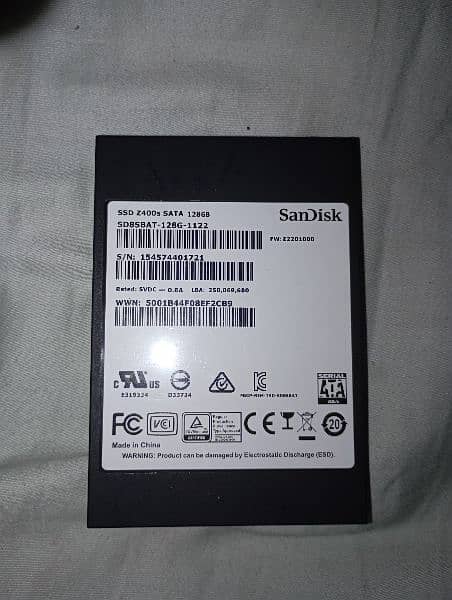 SanDisk Z400s 128gb SSD for sale. 1