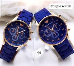 Couple's Casual Analogue watch