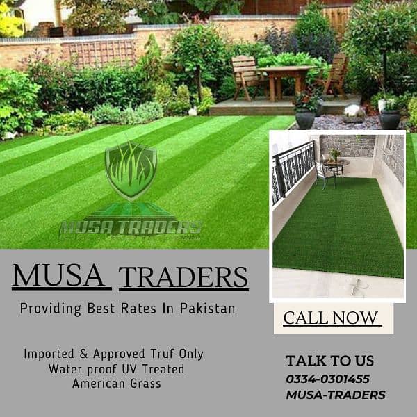 Astro Turf Grass - Artificial Football Ground Grass - Rooftop Grass 0