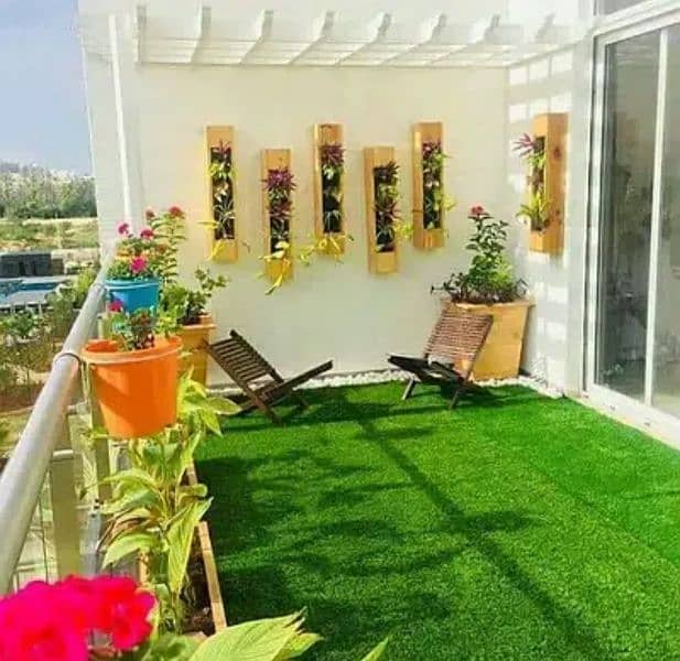 Astro Turf Grass - Artificial Football Ground Grass - Rooftop Grass 10