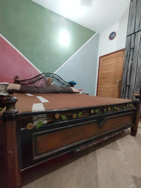 master size iron bed. , king size iron bed , double bed 2