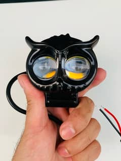 OWL SHAPE LASER LED FOG LIGHTS FOR CARS AND BIKES