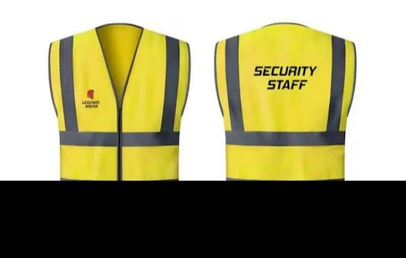 Safety Jacket With Customized Logo Printing 1