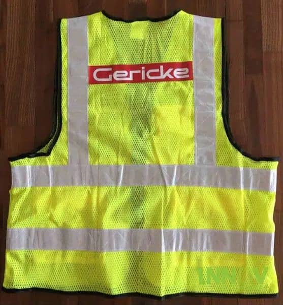 Safety Jacket With Customized Logo Printing 3