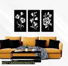 3 Pcs Flower Wall Art Set