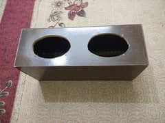 Wooden speaker box for sale in good condition