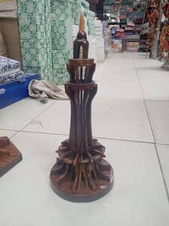 Wooden Minar Pakistan Model, Home Decor Wooden Model, Multicolor Minar