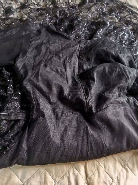 black maxi for sell--party wear dress 1