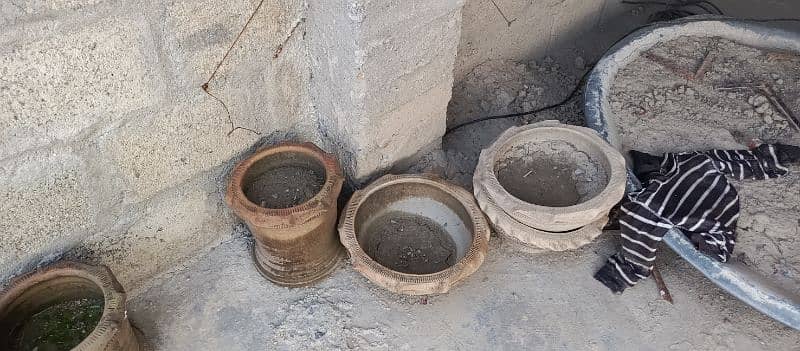 مٹی کے گملےclay pots 3