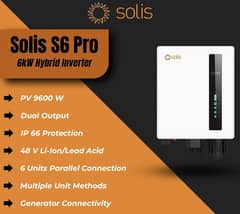 Solis 6 kw Hybrid Solar Inverter ( ip 66 - S6 pro)