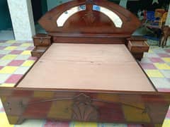 bed set with dressing table,showcase