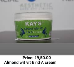 Almond with Vitamin E & A Cream