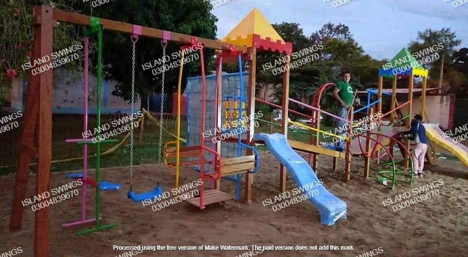 SWINGS | SLIDES | KIDS PLAY LAND | JHOLAY | KIDS RIDES |CLIMBING WALL 3