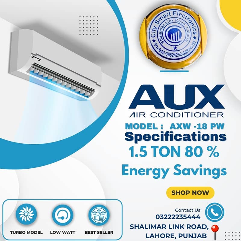 Air Conditioner Sale/AC Sale/1.5 TON / Split AC Aux AC 0