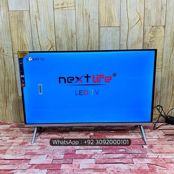 Malysian 32" Smart Led Tv New Model | Voice Remote Boderless Nextlife 1