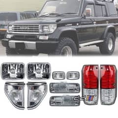 toyota prado 1992 model crystal lighting set  available ……