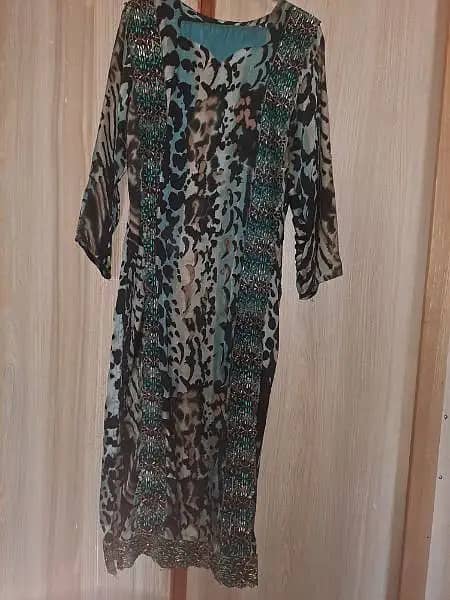 Designer Preloved Large Size Partywear Formal Dress|47 Length 6