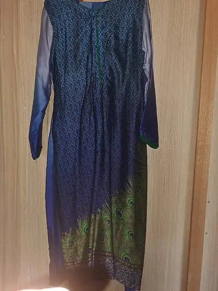 Designer Preloved Large Size Partywear Formal Dress|47 Length 7