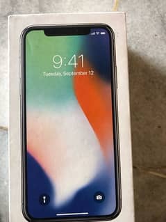 I PHONE X 64GB PTA APPROVED FOR SALE WITH ONLY BOX