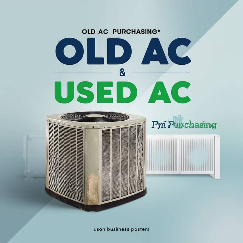 SELL YOUR OLD AC/ SPILIT / WINDOW/ HAIER / GREE/ WE PURCHASE OLD AC 5