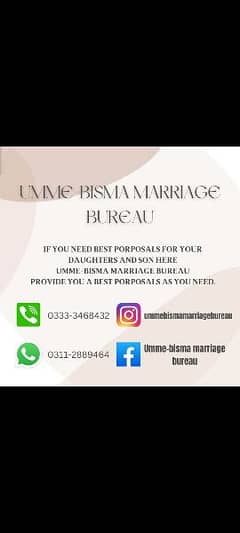 Umme-bisma Marriage Bureau