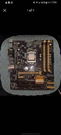 Gaming Combo Xeon i7 6th i5 7th i3 8th gen equal B85m mobo exchange