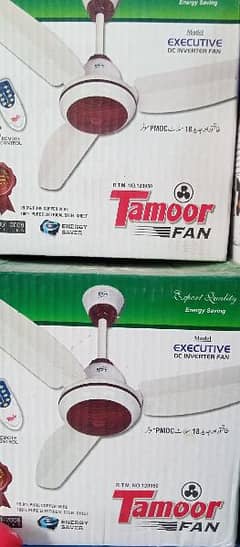 tamoor fans AC/DC free delivery all over Karachi