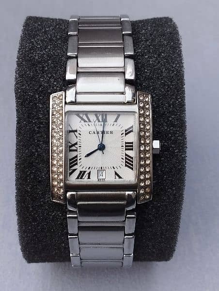 CARTIER TANK FRANCAISE DIAMOND Watch 1