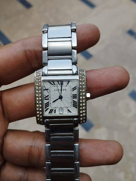 CARTIER TANK FRANCAISE DIAMOND Watch 4