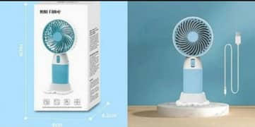 Mini rechargeable desk Fan Delivery all over Pakistan is free