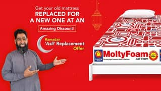 Replacment offer on Master molty foam with home delivery