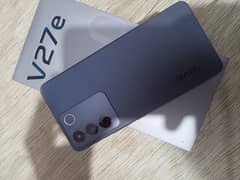 Vivo v27e 8+8/256 with full box in exchange iphone warnty 0316 5941318