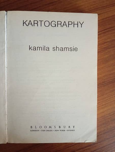 Kartography
Novel by Kamila Shamsie 3