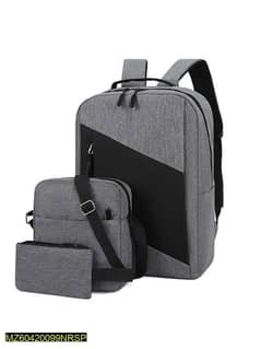 3 Pcs Laptop bag with usb port