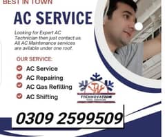 service installation gas filling repairing