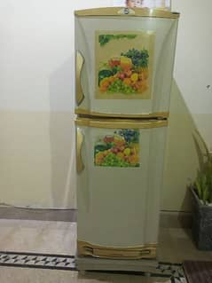 Pel fridge with wood stand for sale