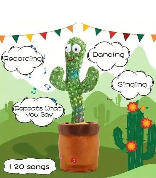 Dancing cactus plush toy Delivery free 5