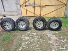 PARADO OLD 92 MODEL USED TYRE AND RIMS CONDITION 9 10 EMERGANCY SALE