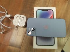 iPhone 14/128/B/89%box and original charger 03053712788 wp call