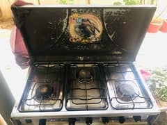 stove/burner/5burner/chula/cooking range/oven