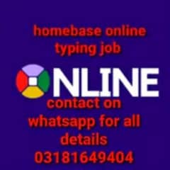 need karachi males females for online typing homebase job