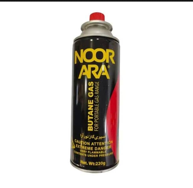 noor ara butan-e gas cylinder 'cartridge for out door portable stove 1