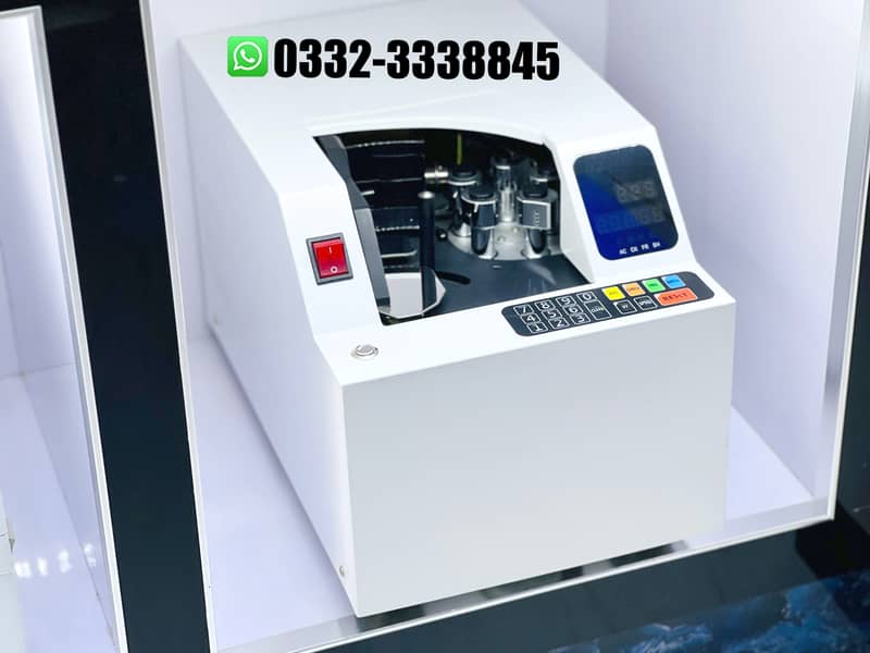 cash currency fake note counting till binding machine smart door locke 15