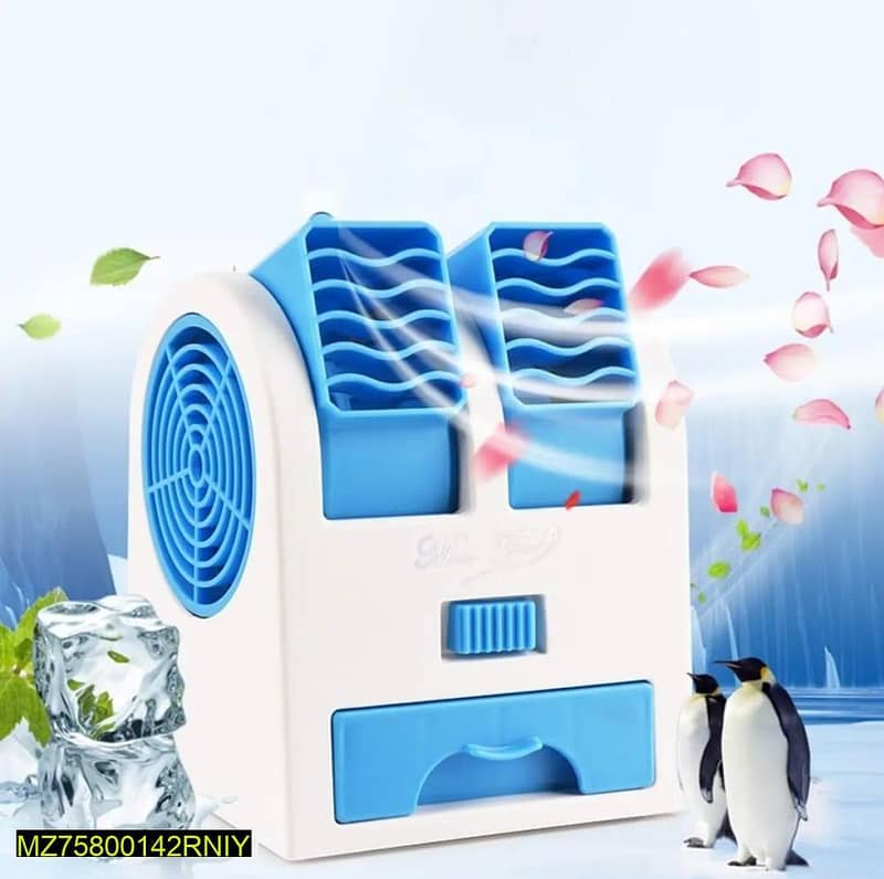 Mini portable, rechargeable neck and desk fan, Air conditioner, cooler 3